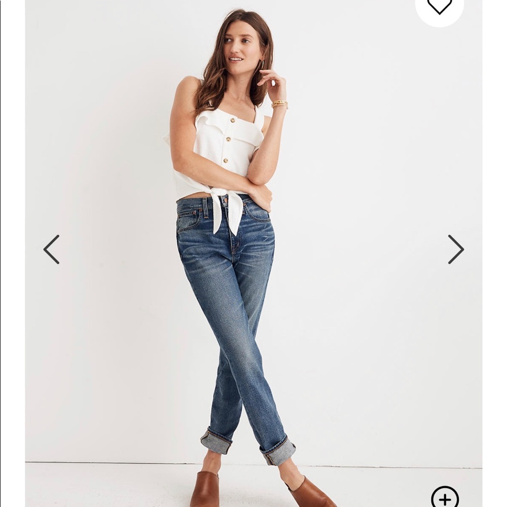 Madewell Tall High-Rise Slim Boyjean -Frisco Wash